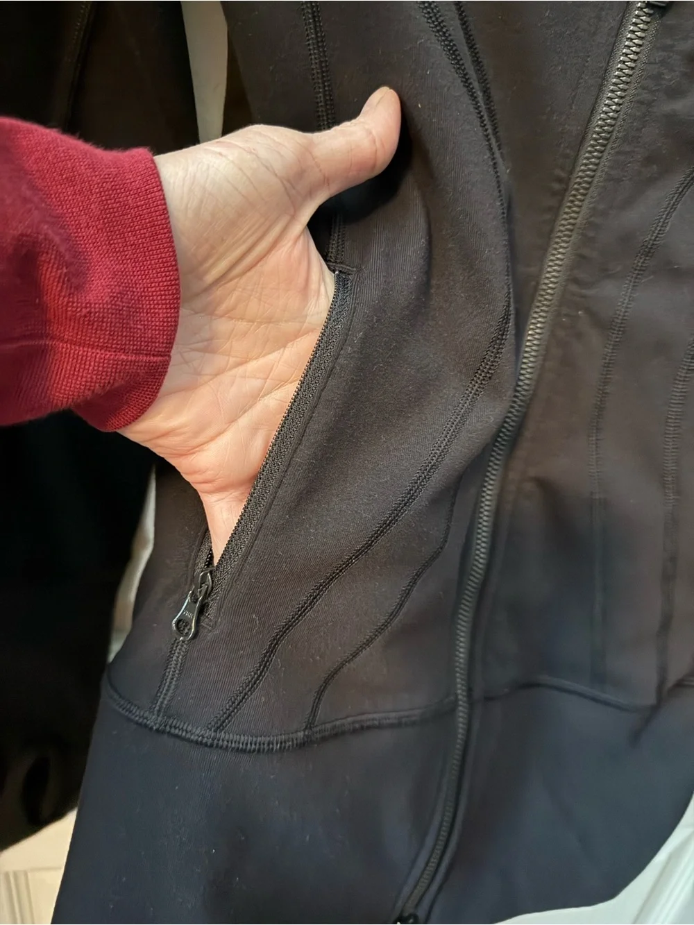 Lululemon Black Full-Zip High Collar Define Jacket with Hood Woman’s Size 2